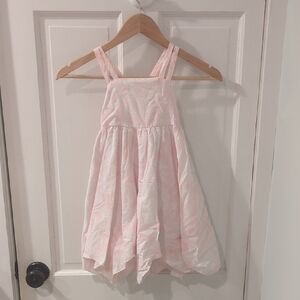 Max Studio Pink Sleeveless Square Neck Sundress